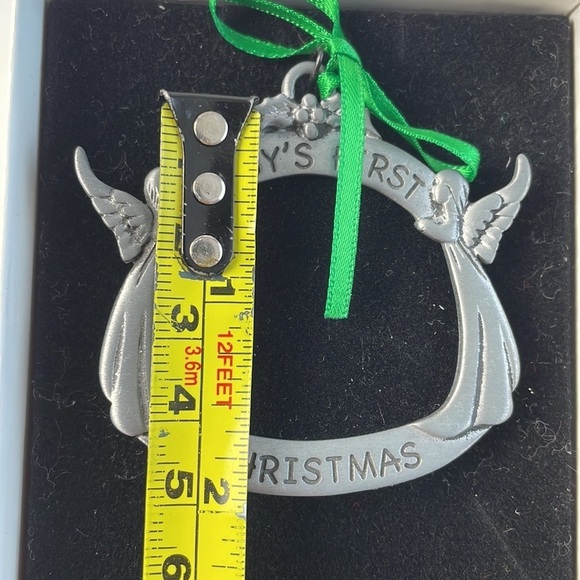 Pewter Baby’s First Christmas Ornament - Picture 3 of 6